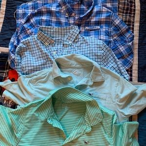 Lot of 4 Vineyard Vines boys shirts